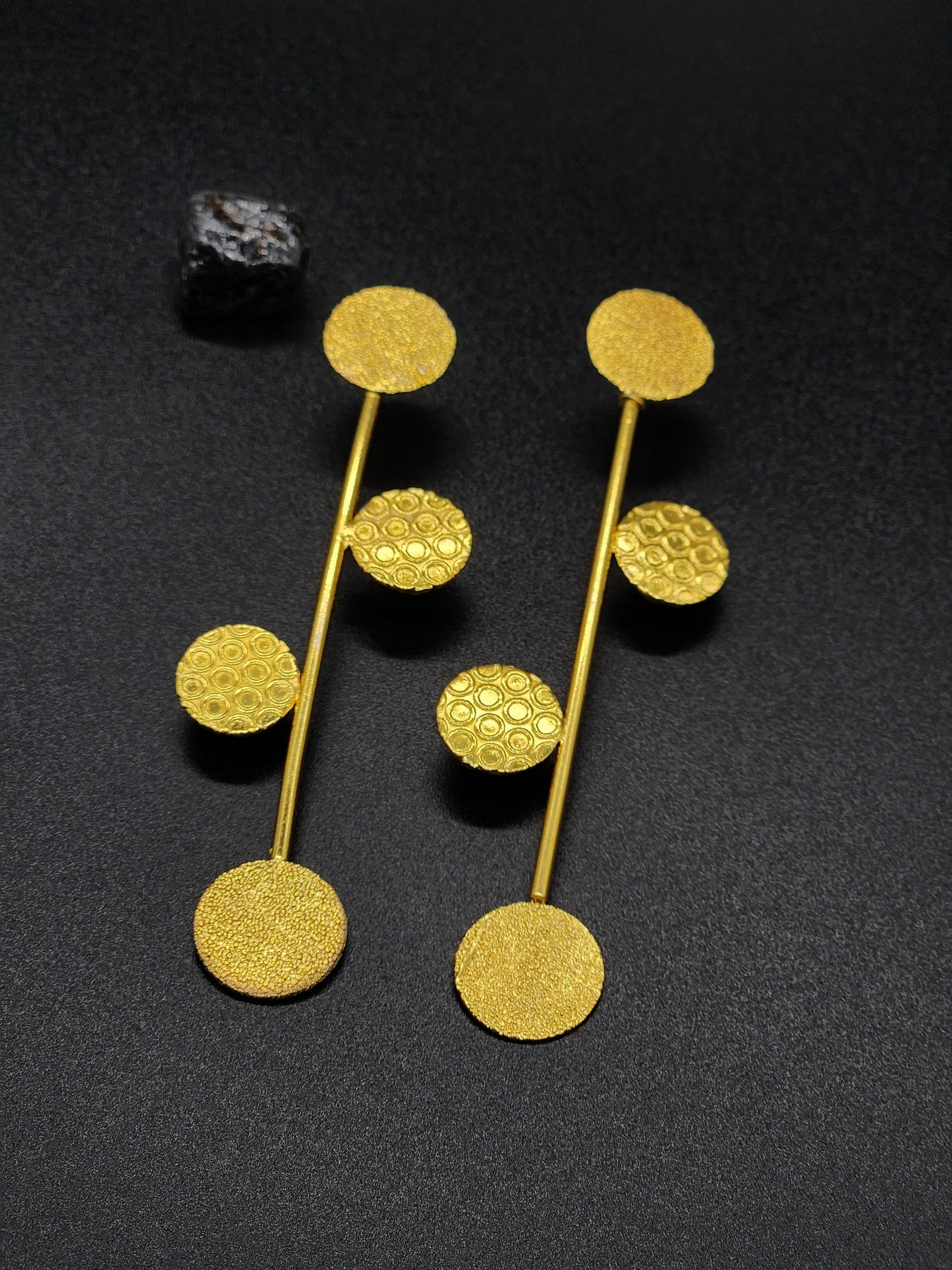 Long Polka Earrings