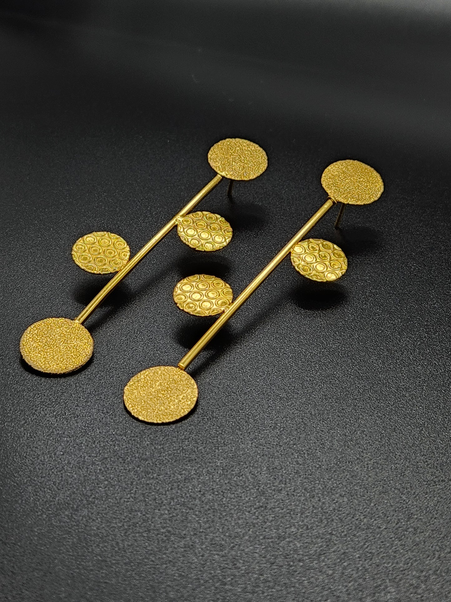 Long Polka Earrings