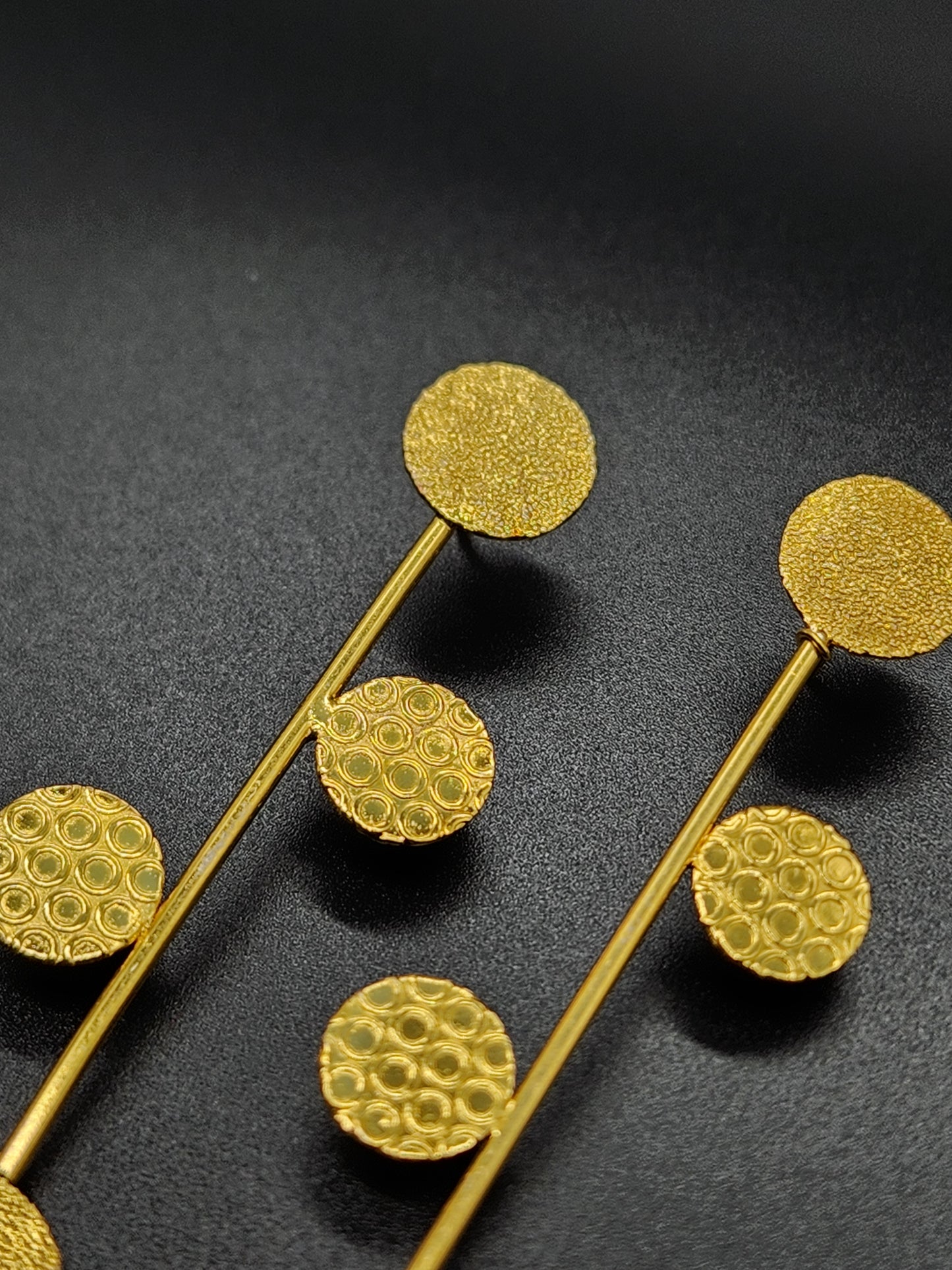 Long Polka Earrings