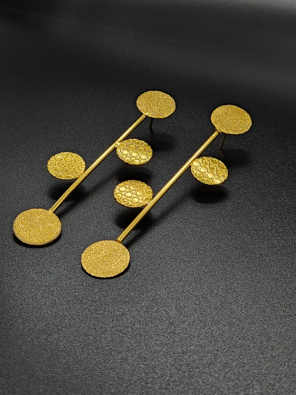 Long Polka Earrings