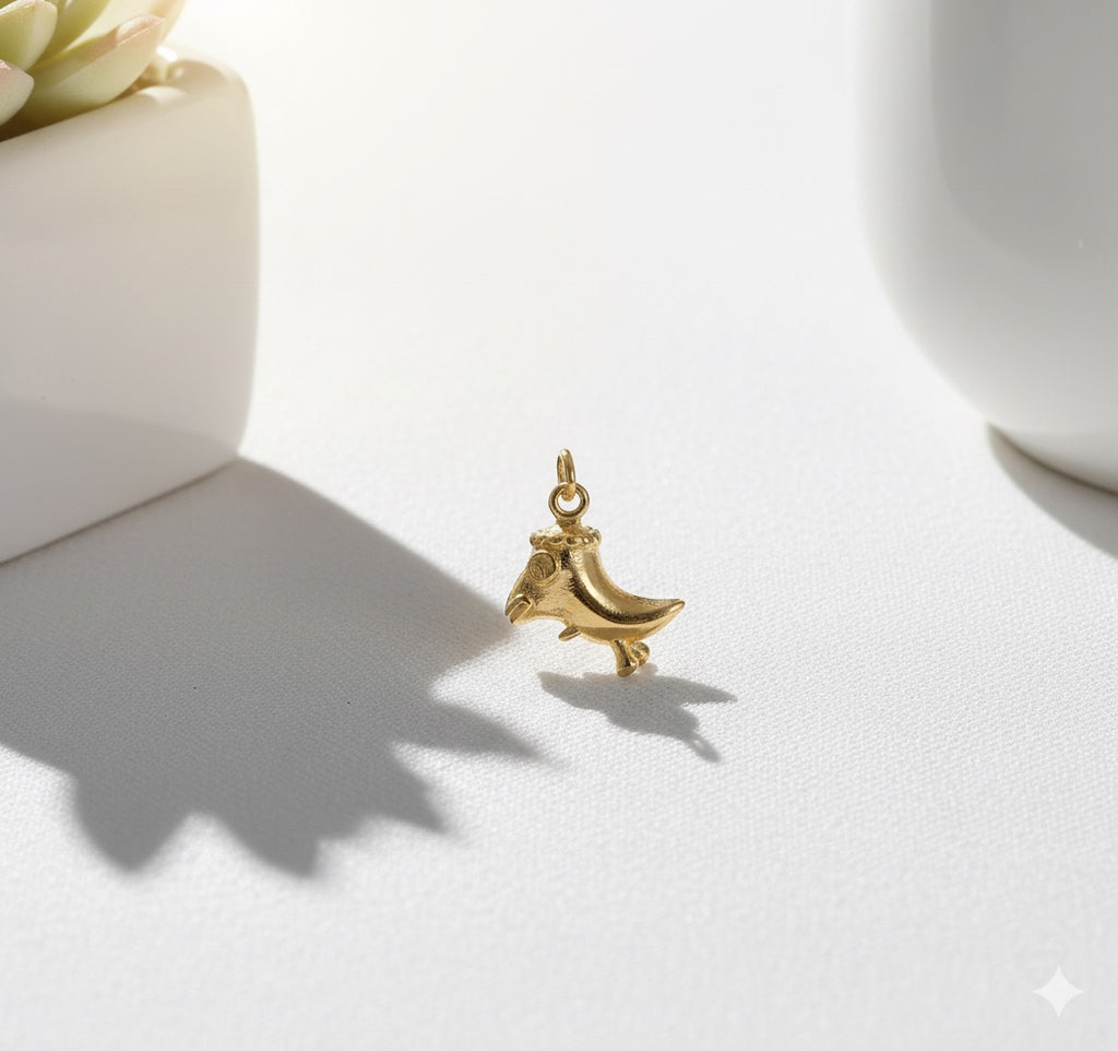 Golden Bird Brass Pendant – Symbol of Freedom, Hope & New Beginnings 🕊️✨