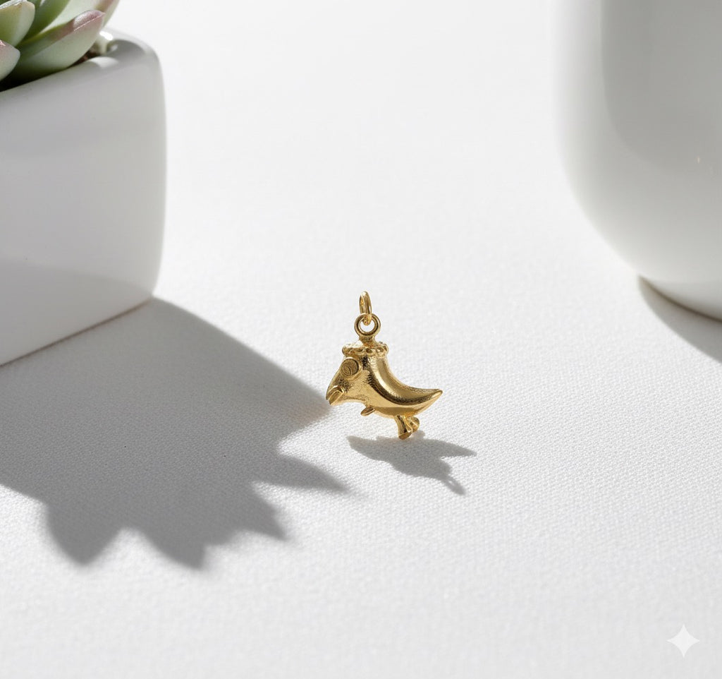 Golden Bird Brass Pendant – Symbol of Freedom, Hope & New Beginnings 🕊️✨